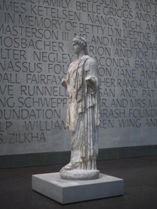   Roman, Goddess, 1–100 AD, marble, the Museum of Fine Arts, Houston, gift of Rose and John J. Moran.