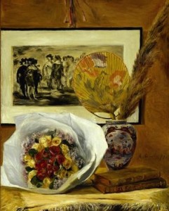  Pierre-August Renoir, Still Life with Bouquet, 1871, oil on canvas, the Museum of Fine Arts, Houston, the Robert Lee Blaffer Memorial Collection, gift of Sarah Campbell Blaffer.