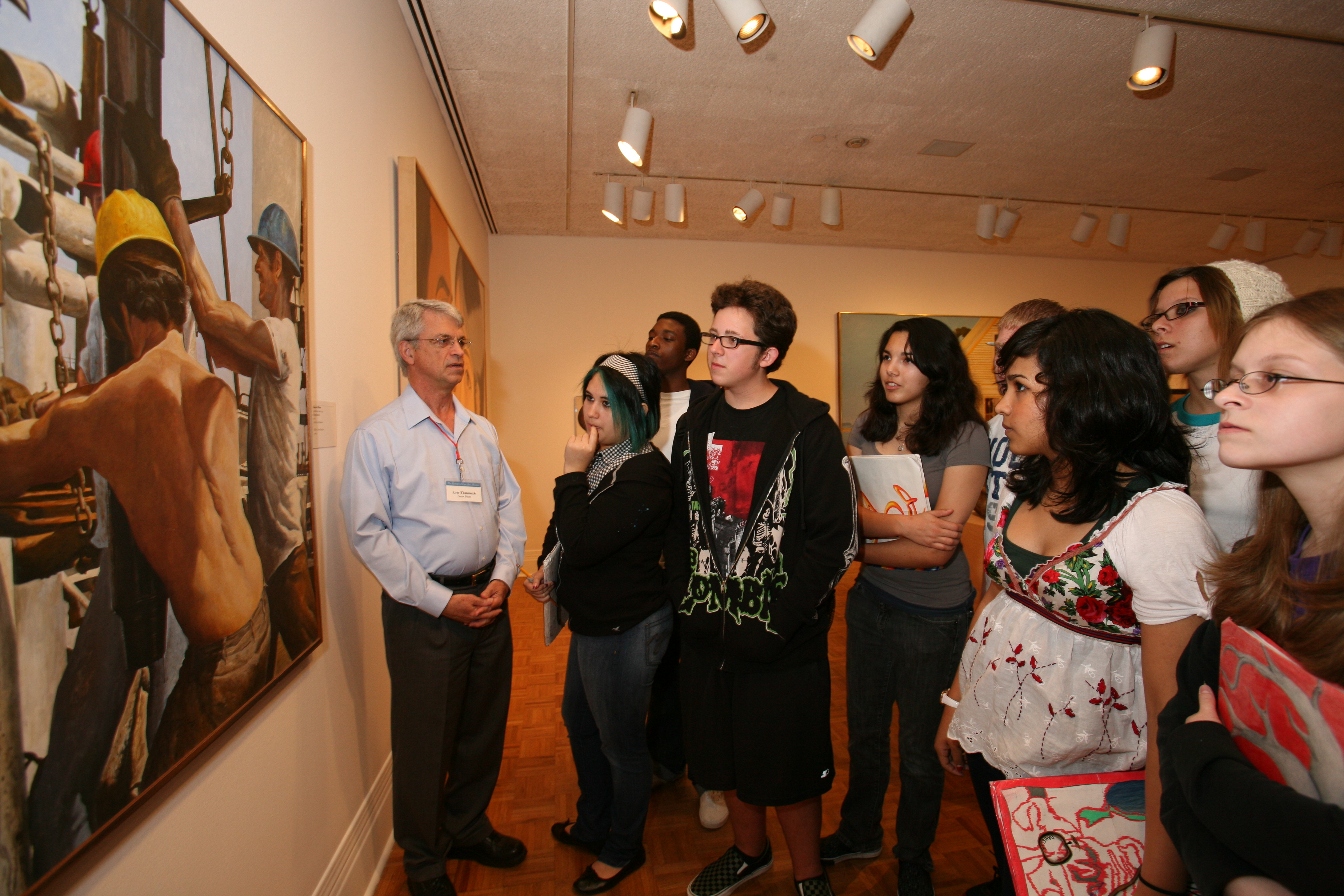 MFAH_ Senior Docent Eric Timmreck; Courtesy of the Museum of Fine Arts, Houston